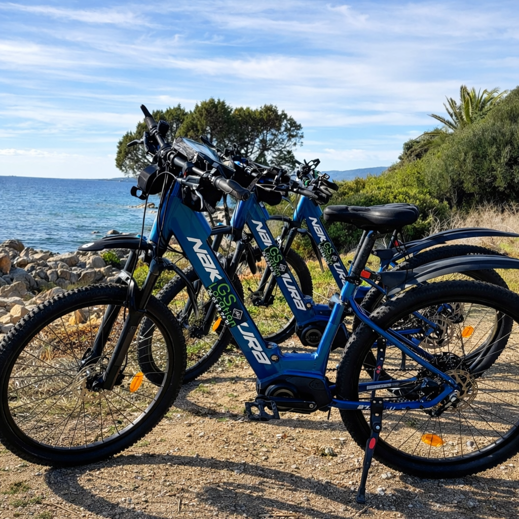 VTT électrique NAKA 740 location Porto Pollo
