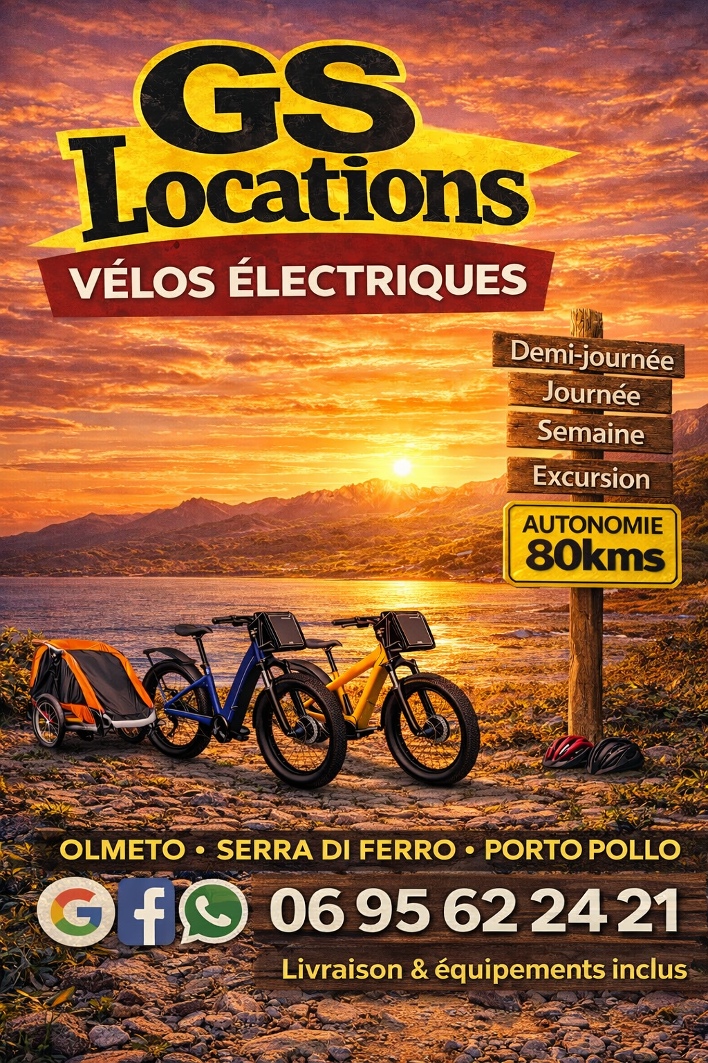 Randonnée vélo Serra di Ferro avec vue sur le golfe du Valinco